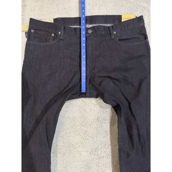 Polo Ralph Lauren Authentic Dungarees 38x33 Jeans Sullivan Slim Dark Wash *READ - Picture 4 of 13